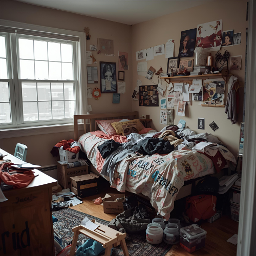 een echte puberkamer